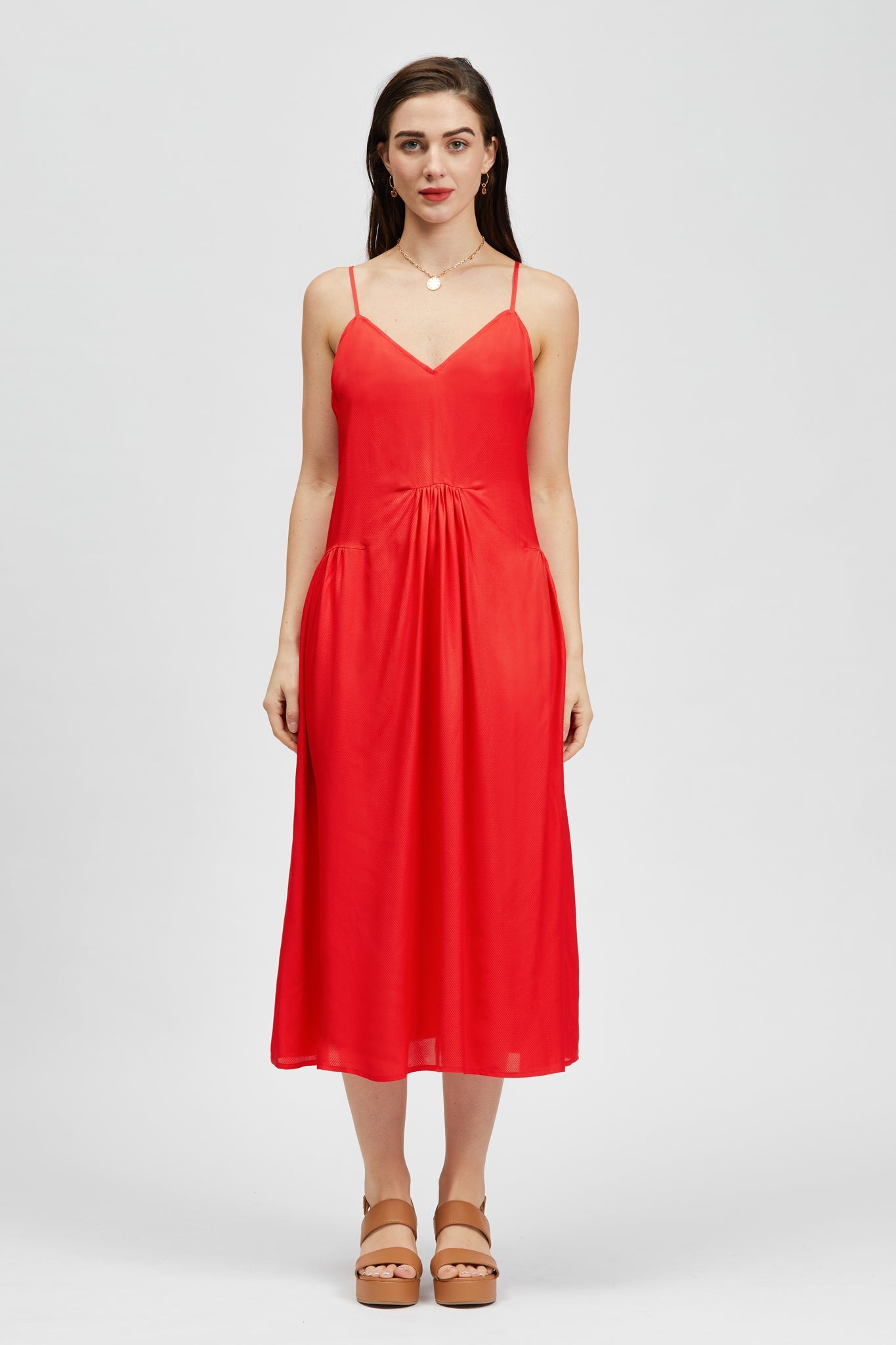 Adeus Dress Red