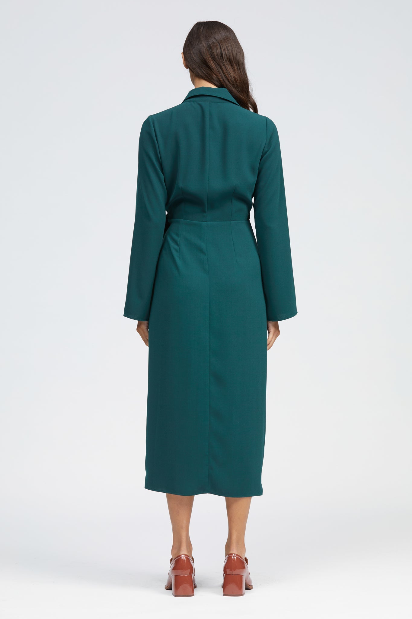 Aisling Dress Dark Green