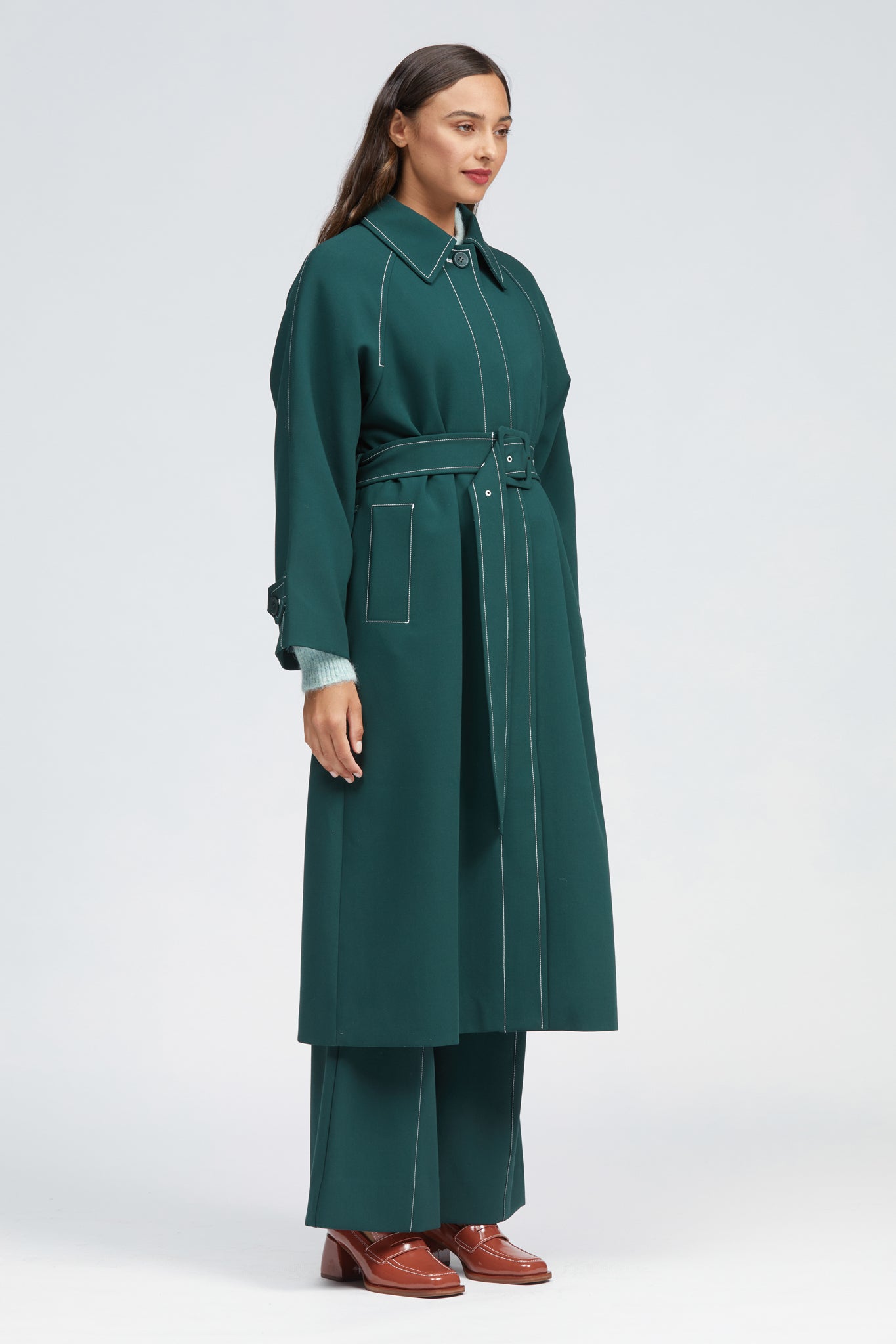 Donegall Coat Dark Green