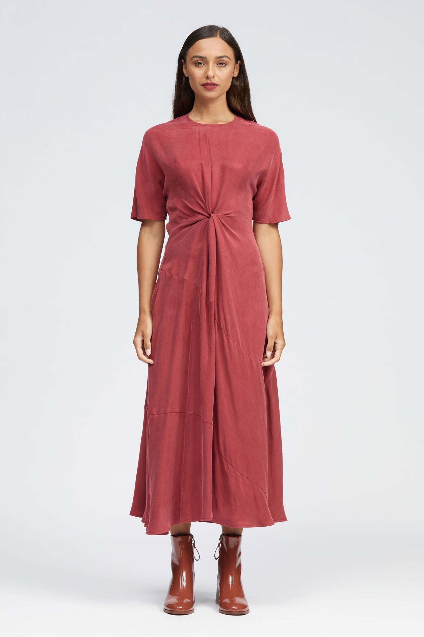 Heden Midi Dress Cherry