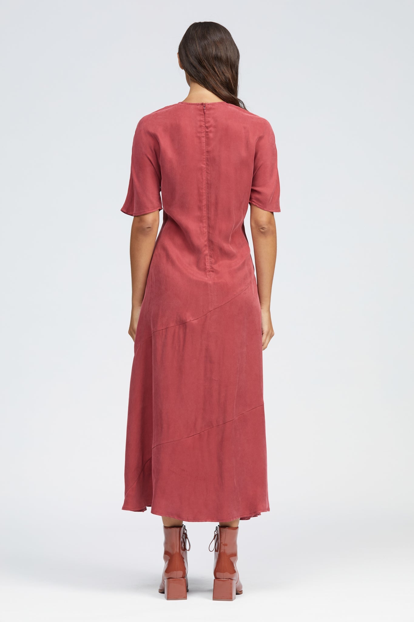 Heden Midi Dress Cherry