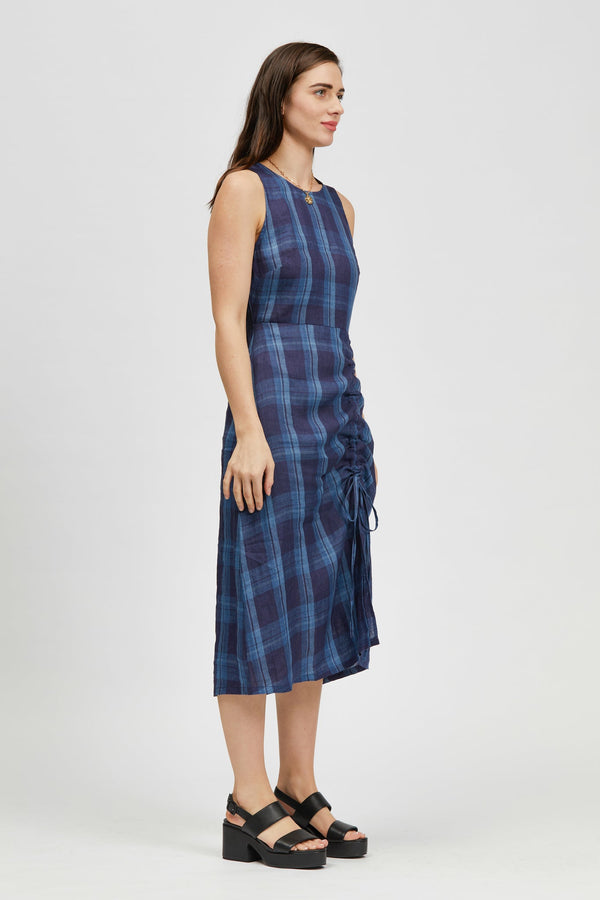 Mar Dress Blue/Navy Check