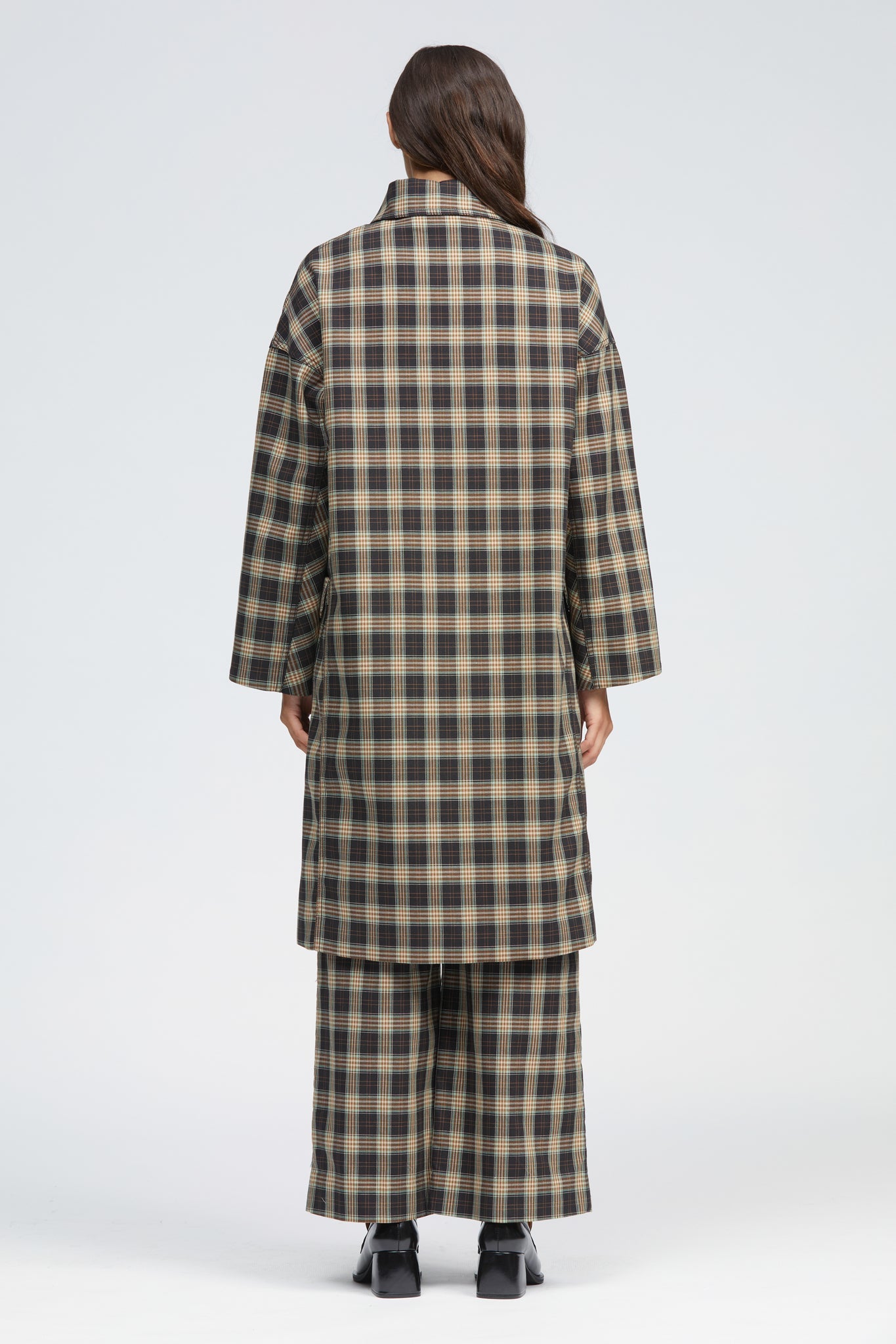 Musgrave Coat Brown/Mint Check