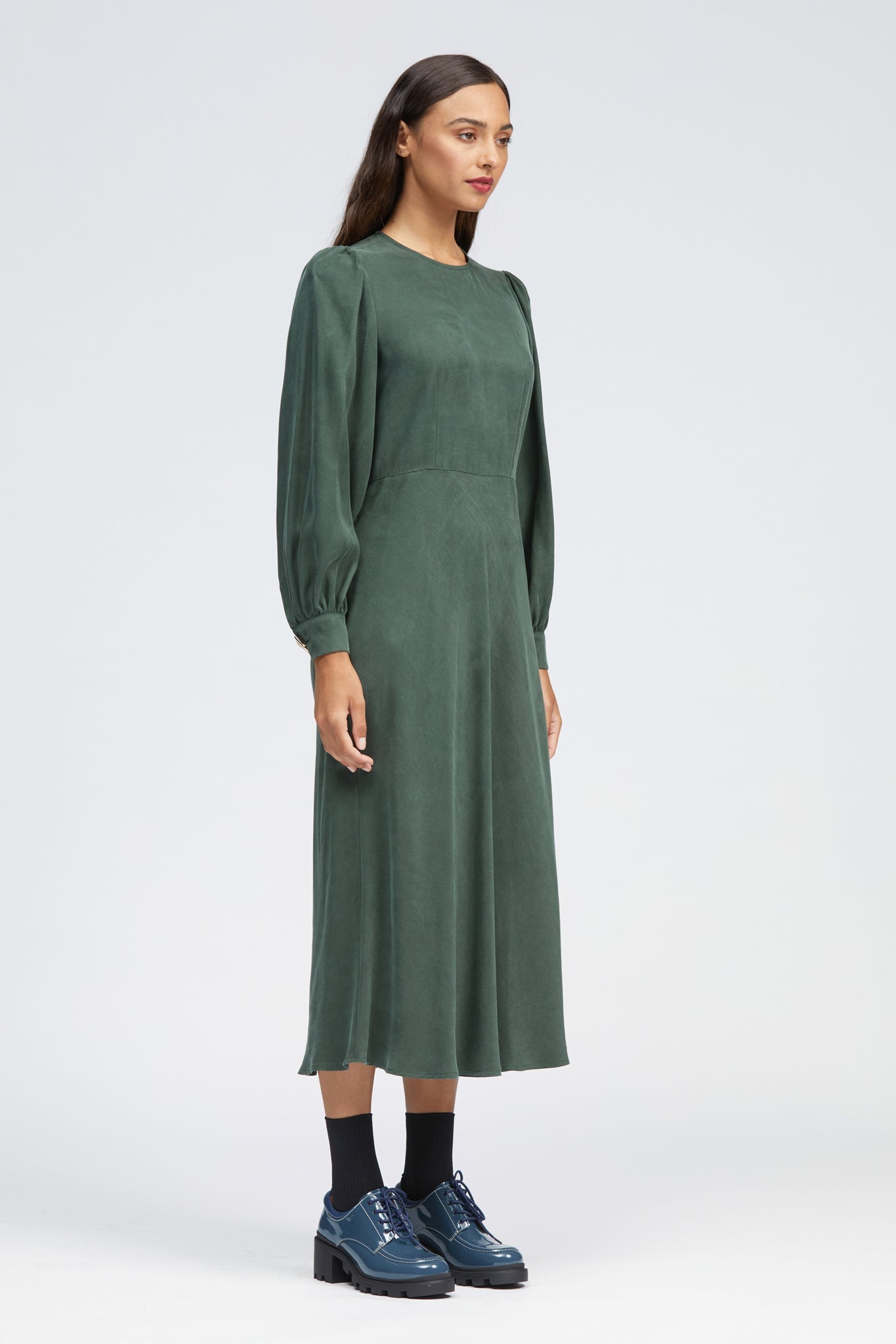 Peregrine Dress Dark Green