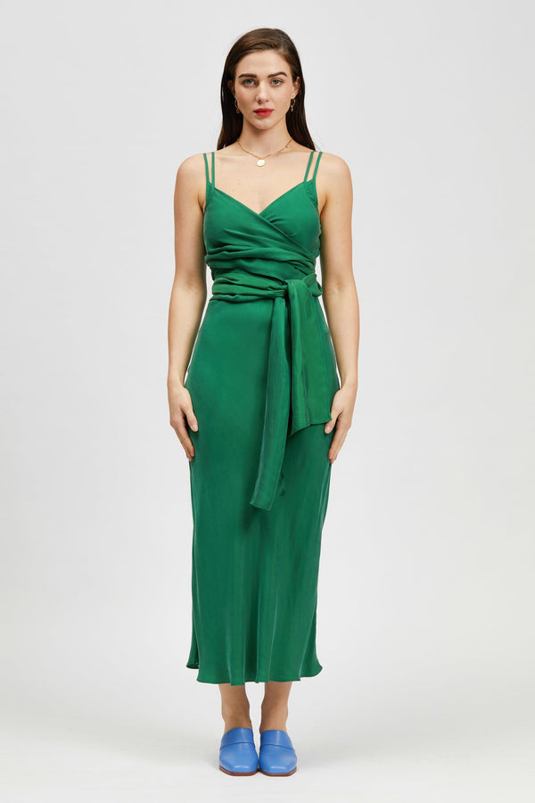 Perto Dress Green