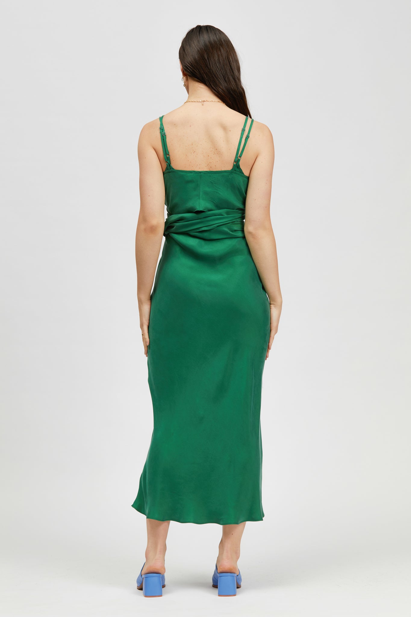 Perto Dress Green