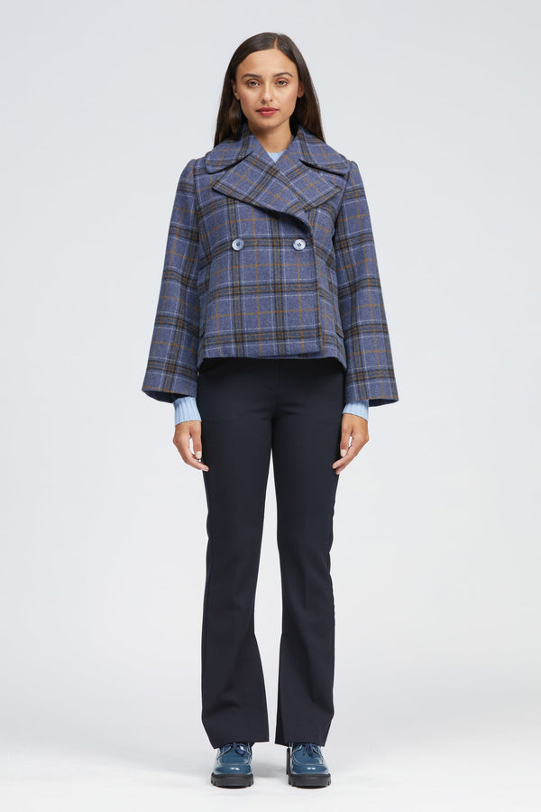 Rörö Jacket Blue/Orange Check