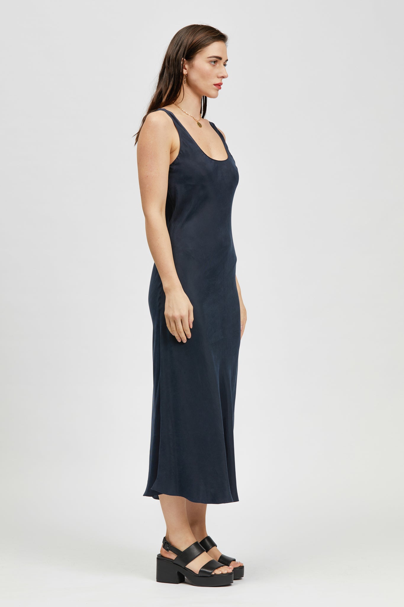 Vinho Dress Navy