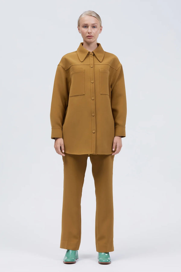Björkö Shirt Jacket Mustard