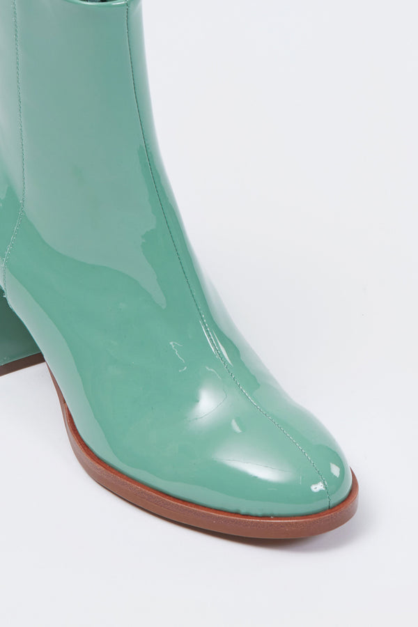 Ett Ankle Boot Green Patent