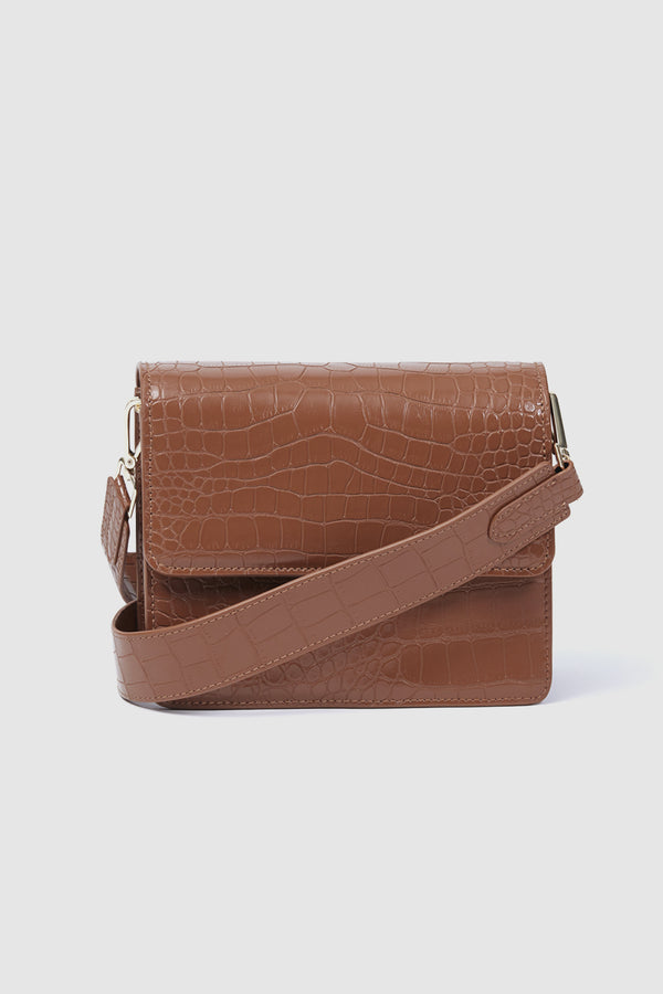 Fuego Bag Brown Croc