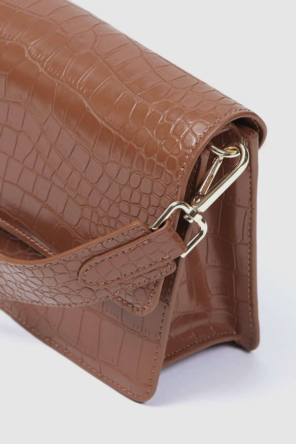 Fuego Bag Brown Croc