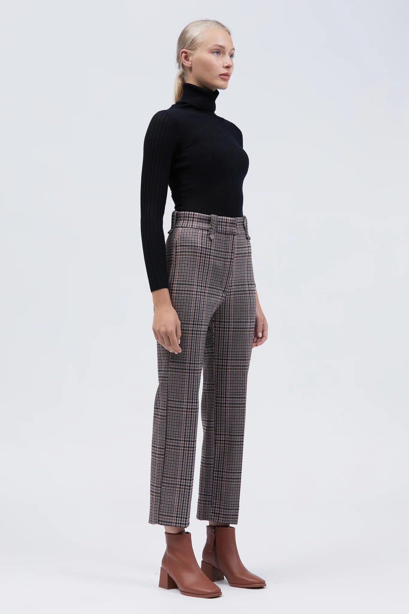 Liseburg Pant Brown Check