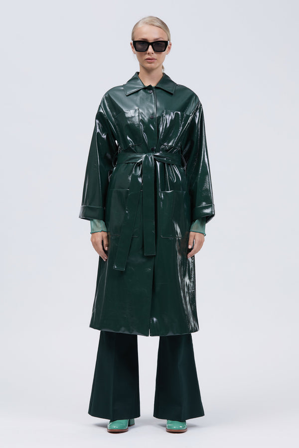 Selva Raincoat Dark Green