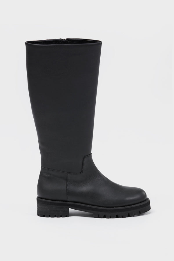 Tre Knee High Boot Black