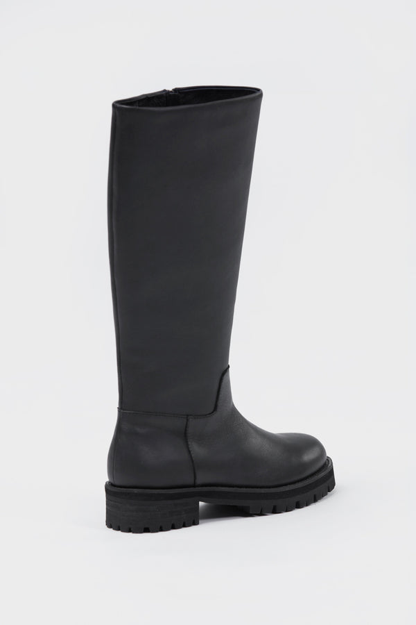 Tre Knee High Boot Black